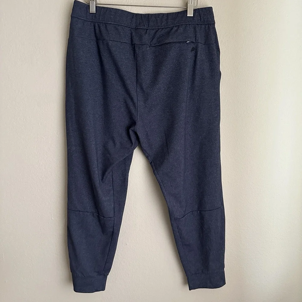 Public Rec All Day Every Day Jogger Mens 36/28 Navy Blue Heathered Stretch Pants